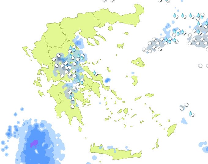 Χιονίζει προς Δομοκό και Μπράλο -Χωρίς προβλήματα η κυκλοφορία | iefimerida.gr 0