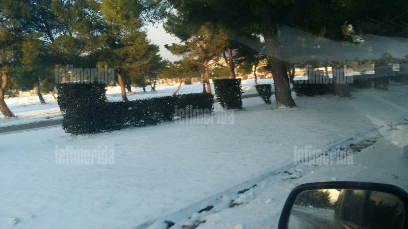 Το χιόνι στην Αττική έφερε προβλήματα -Παγοδρόμιο η Κηφισίας [εικόνες] | iefimerida.gr 16