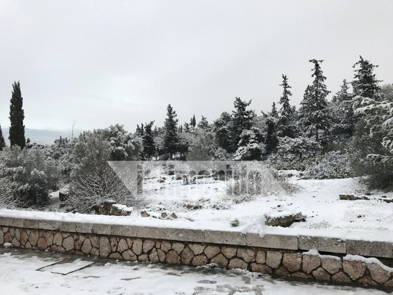 Μοναδικές εικόνες: Η χιονισμένη Ακρόπολη, η κατάλευκη Διονυσίου Αρεοπαγίτου [εικόνες] | iefimerida.gr 10