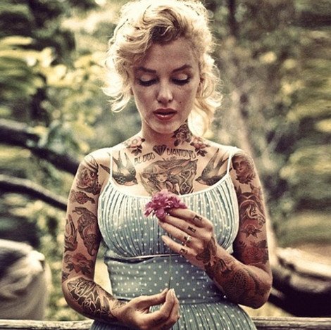 Η Κέιτ Μίντλετον με μωβ μαλλιά, γεμάτη τατουάζ και άλλοι 9 διάσημοι γίνονται χίπστερ [εικόνες] | iefimerida.gr 1