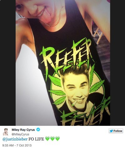 Νέα πρόκληση από την Μάιλι Σάιρους: Επίθεση μέσω twitter στον Μπίμπερ [εικόνα] | iefimerida.gr 0