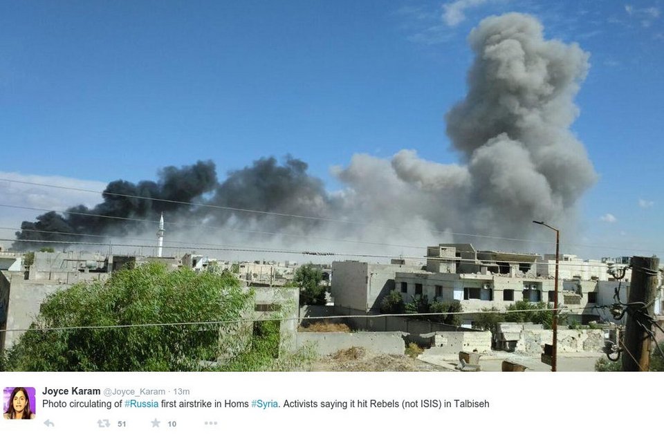 Βίντεο σοκ- Οι πρώτες επιθέσεις της Ρωσίας στη Συρία [εικόνες & βίντεο] | iefimerida.gr 0