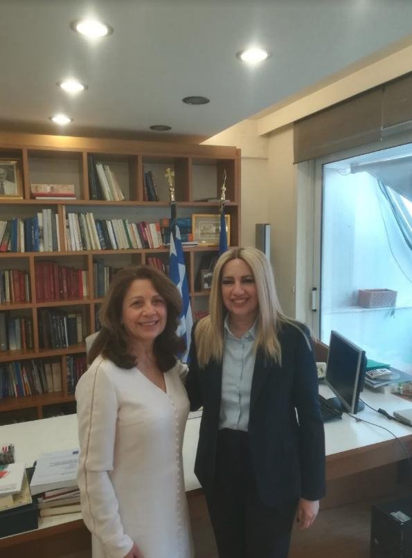 Αίγλη Ζαφειράκου και Φώφη Γεννηματά