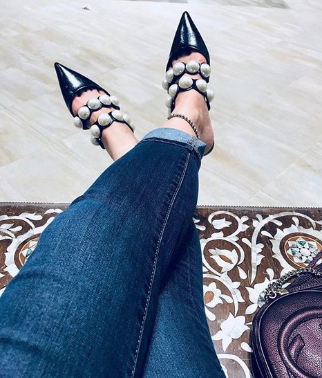 Τα παπούτσια Zara των 36 ευρώ με τις πέρλες που φοράνε όλες οι fashion bloggers [εικόνες] | iefimerida.gr 3