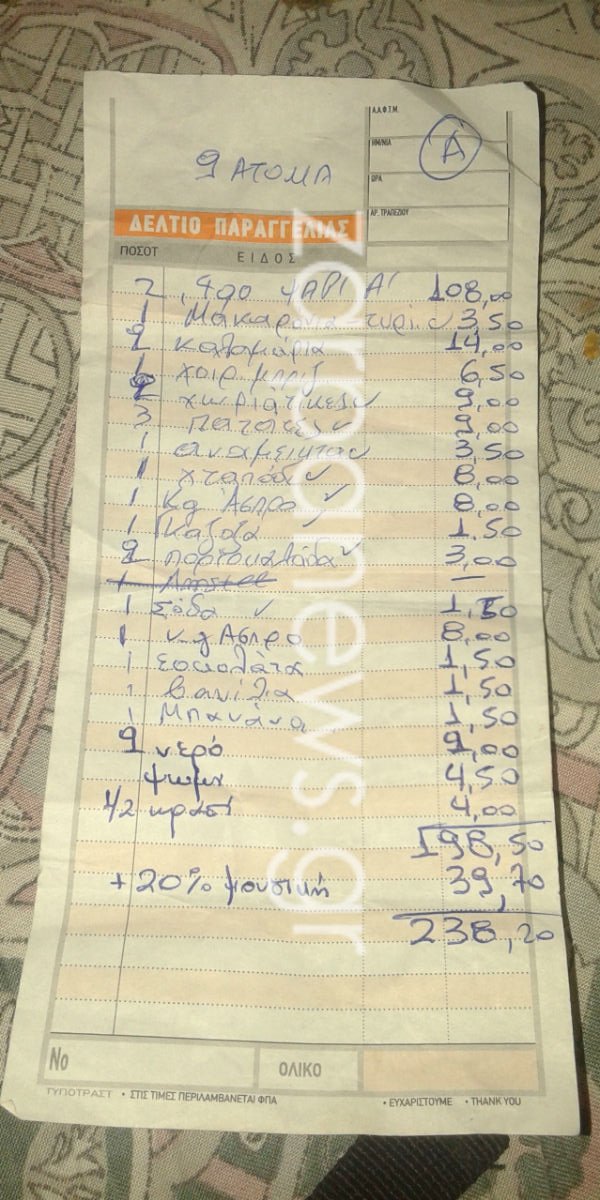 Δεν πίστευαν στα μάτια τους -Ταβέρνα στα Χανιά χρέωσε τη... μουσική [εικόνα] | iefimerida.gr 0