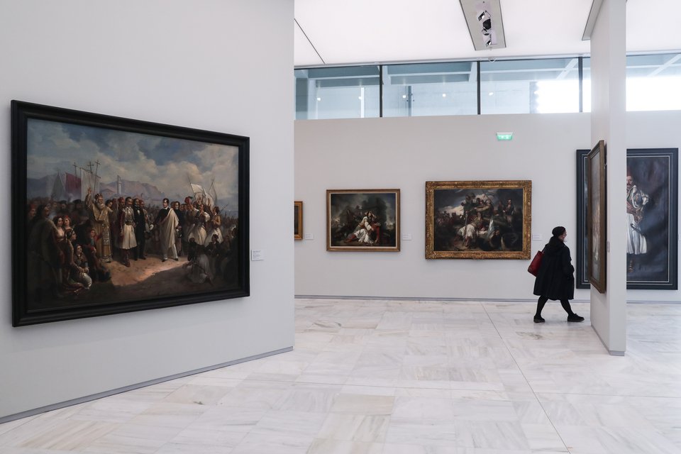 Oχη της αίθουσας με την έκθεση για το 1821 / Γιώργος Βιτσαράς Sooc για το iefimerida