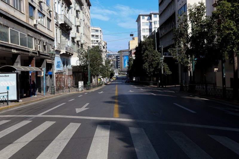 Στο βάθος η πλατεία Ομονοίας / Φωτογραφία: EUROKINISSI