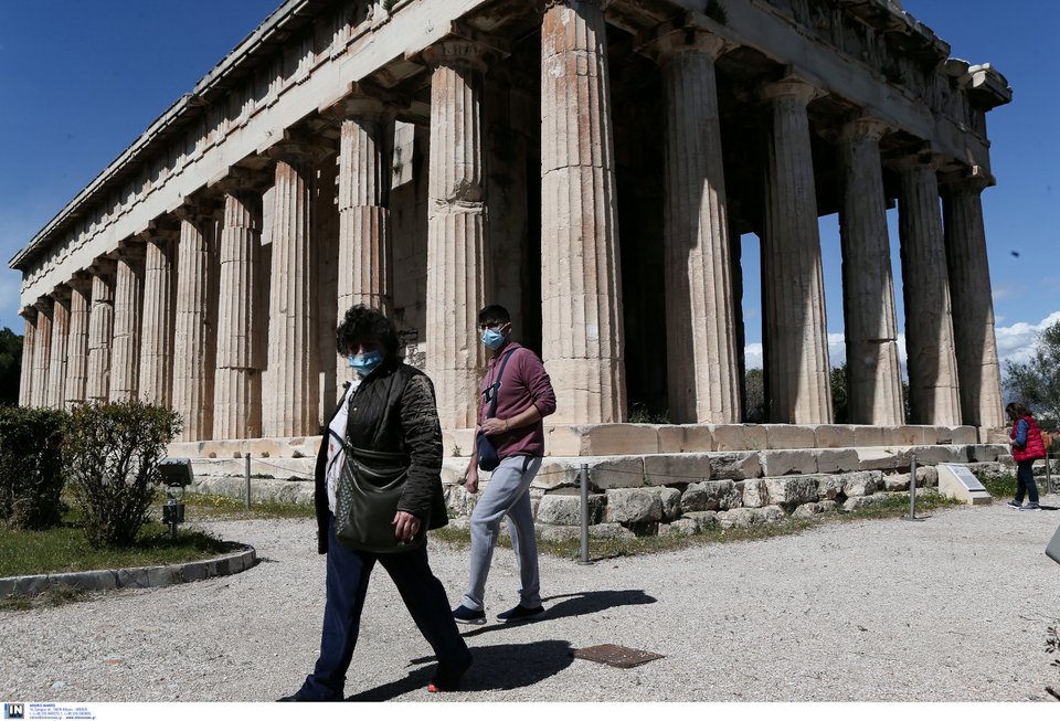 Με μάσκες και αποστάσεις η επίσκεψη στους αρχαιολογικούς χώρους