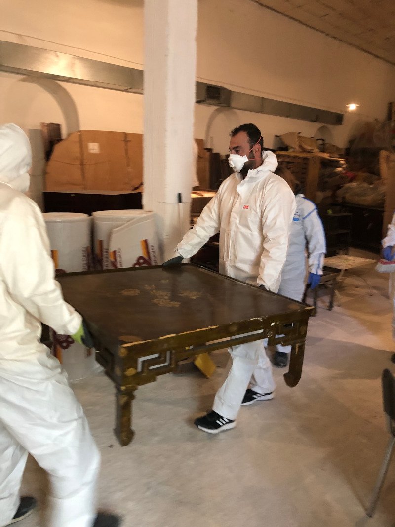 Εξαιρετικά απαιτητικές ήταν οι διαδικασίες καταγραφής και συντήρησης που έχει αναλάβει η Διεύθυνση Συντήρησης Αρχαίων και Νεότερων Μνημείων
