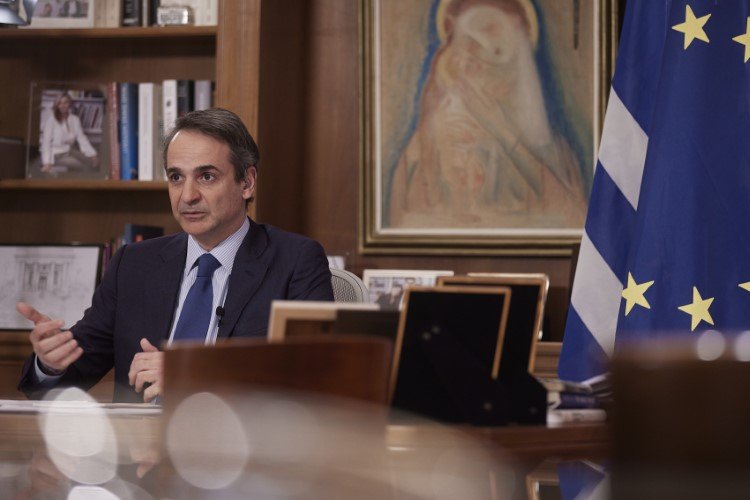 Μητσοτάκης στο CNN:Ήμουν ο πρώτος που ανακίνησα το ζήτημα ενός πράσινου ψηφιακού πιστοποιητικού εμβολιασμού-Φωτογραφία: ΓτΠ/Δημήτρης Παπαμήτσος