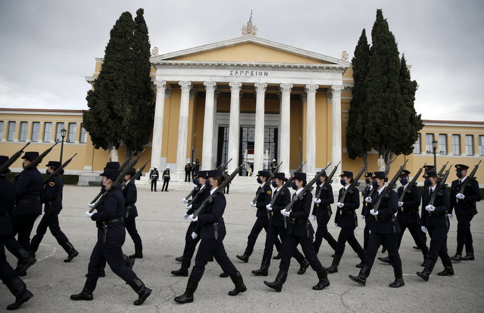 25η Μαρτίου προετοιμασίες στο Σύνταγμα