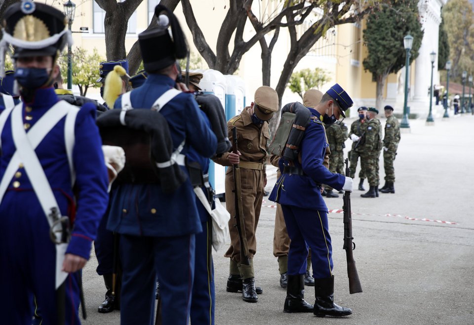 25η Μαρτίου προετοιμασίες στο Σύνταγμα