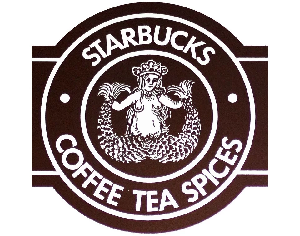 Η γυμνή γοργόνα στο πρώτο λογότυπο των Starbucks