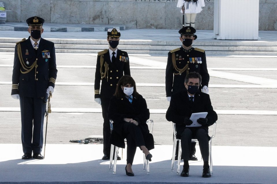 Η πρόεδρος της Δημοκρατίας με τον σύζυγό της