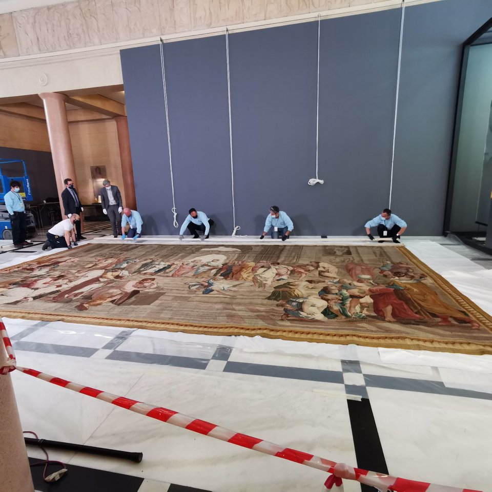 Ταπισερί η Σχολή των Αθηνών