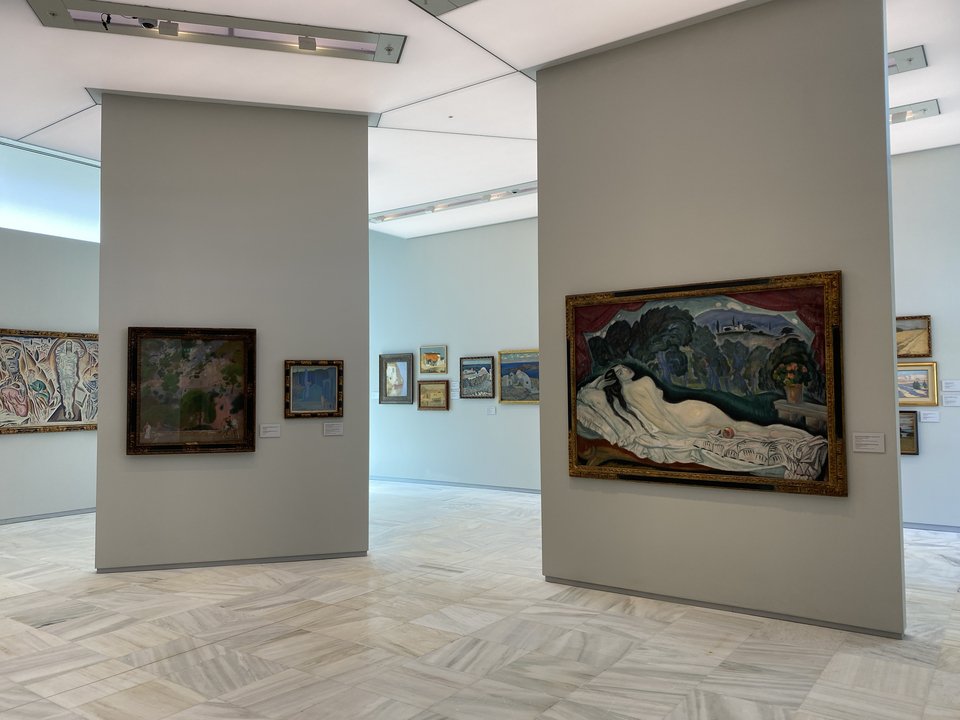 Στην επικράτεια του Παρθένη, μέσα στον δεύτερο όροφο της Εθνικής Πινακοθήκης