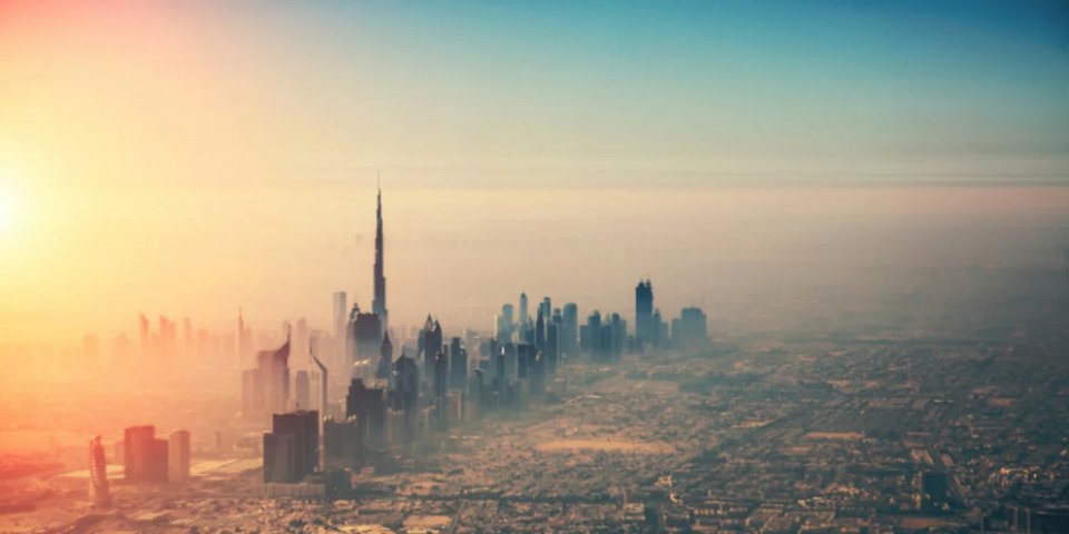 Αεροφωτογραφία του Αμπου Ντάμπι 