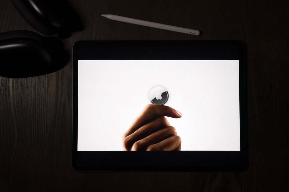 Στιγμιότυπο από την παρουσίαση του AirTag