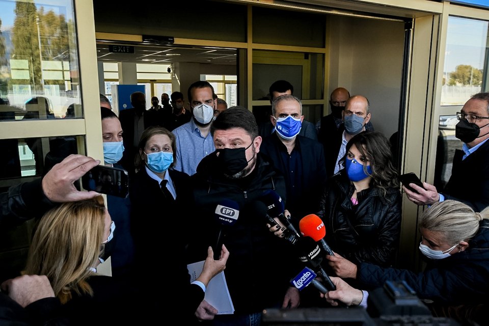 Το mega εμβολιαστικό κέντρο στην Πάτρα / Φωτογραφία: ΓΙΑΝΝΗΣ ΑΝΔΡΟΥΤΣΟΠΟΥΛΟΣ/ΕUROKINISSI 