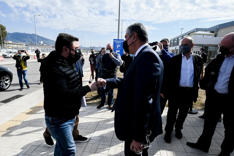 Το mega εμβολιαστικό κέντρο στην Πάτρα / Φωτογραφία: ΓΙΑΝΝΗΣ ΑΝΔΡΟΥΤΣΟΠΟΥΛΟΣ/ΕUROKINISSI