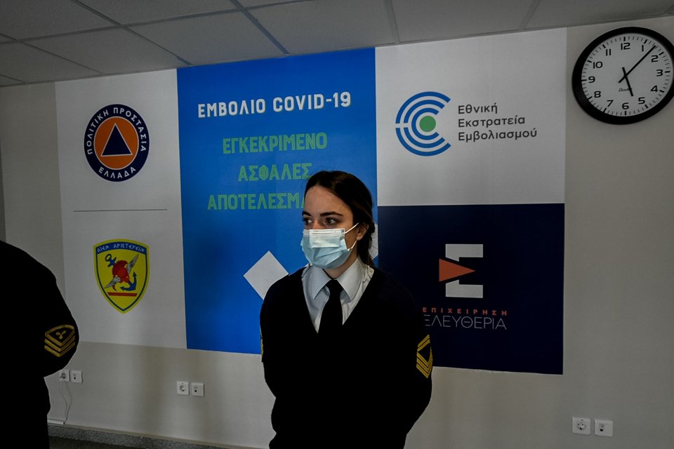 Το mega εμβολιαστικό κέντρο στην Πάτρα / Φωτογραφία: ΓΙΑΝΝΗΣ ΑΝΔΡΟΥΤΣΟΠΟΥΛΟΣ/ΕUROKINISSI 