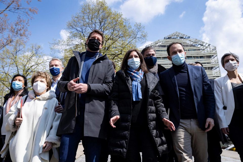 Από τη συγκέντρωση της κατακερματισμένης γαλλικής αριστεράς που αναζητεί κοινό υποψήφιο για τις προεδρικές εκλογές 2022 / Twitter Anne Hidalgo