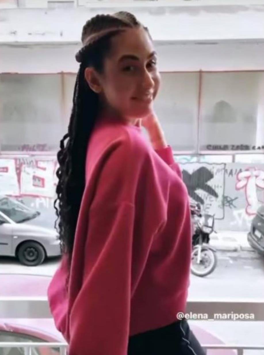 Η Ελενα Κρεμλίδου με τη νέα της κόμμωση