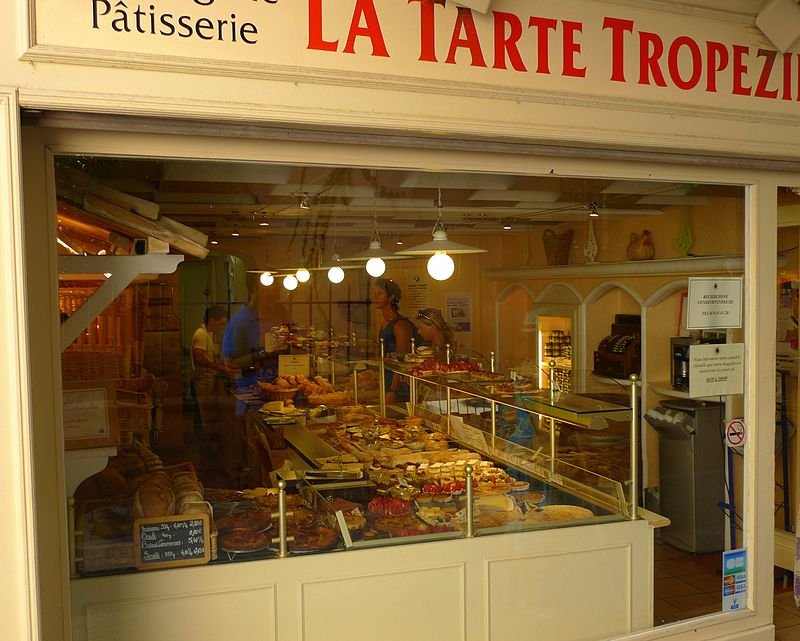 To κατάστημα La Tarte Tropézienne στο Σεν Τροπέ