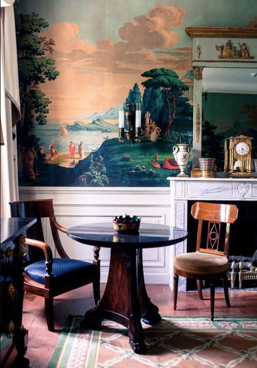  Mία ακόμα δημουργία του Zuber, με τον τίτλο «La Grèce», όπως είναι σήμερα τοποθετημένη σε κατοικία. 