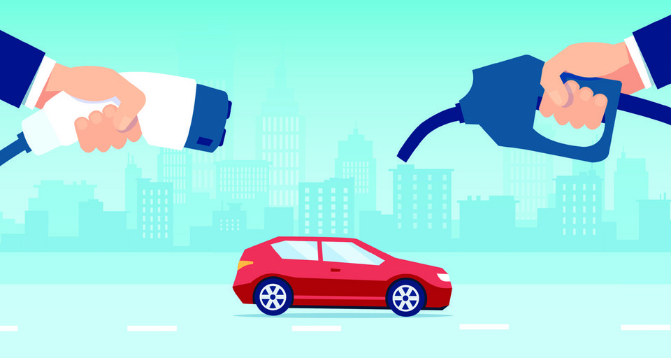 Electric car vs petrol