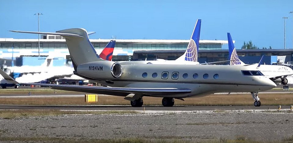 Ένα από τα Gulfstream G650 που διαθέτει ο Μπιλ Γκέιτς