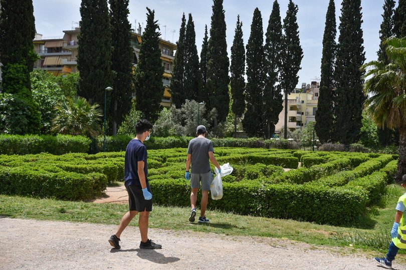 Κοινή δράση ανακύκλωσης του Δήμου Αθηναίων με 30 μαθητές-εθελοντές από «Το Χαμόγελο του Παιδιού»