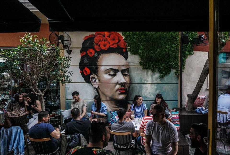Καφέ στη Δράμα -Φωτογραφία: EUROKINISSI/ΔΗΜΗΤΡΗΣ ΜΕΣΣΗΝΗΣ