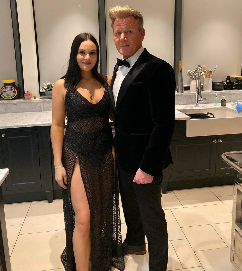 Ο Γκόρντον Ράμσεϊ με την κόρη του Χόλι