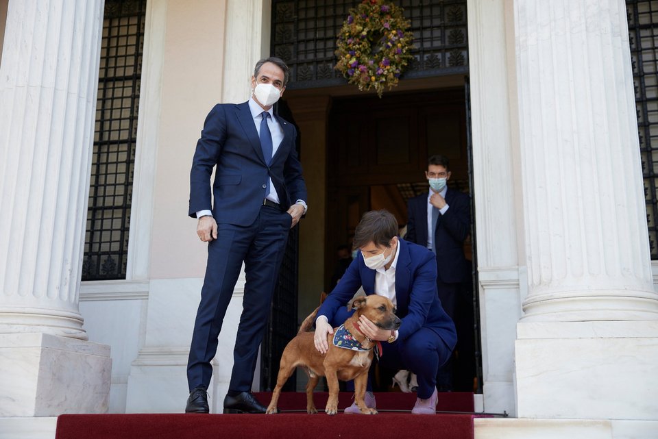 Κυριάκος Μητσοτάκης με πρωθυπουργό Σερβίας