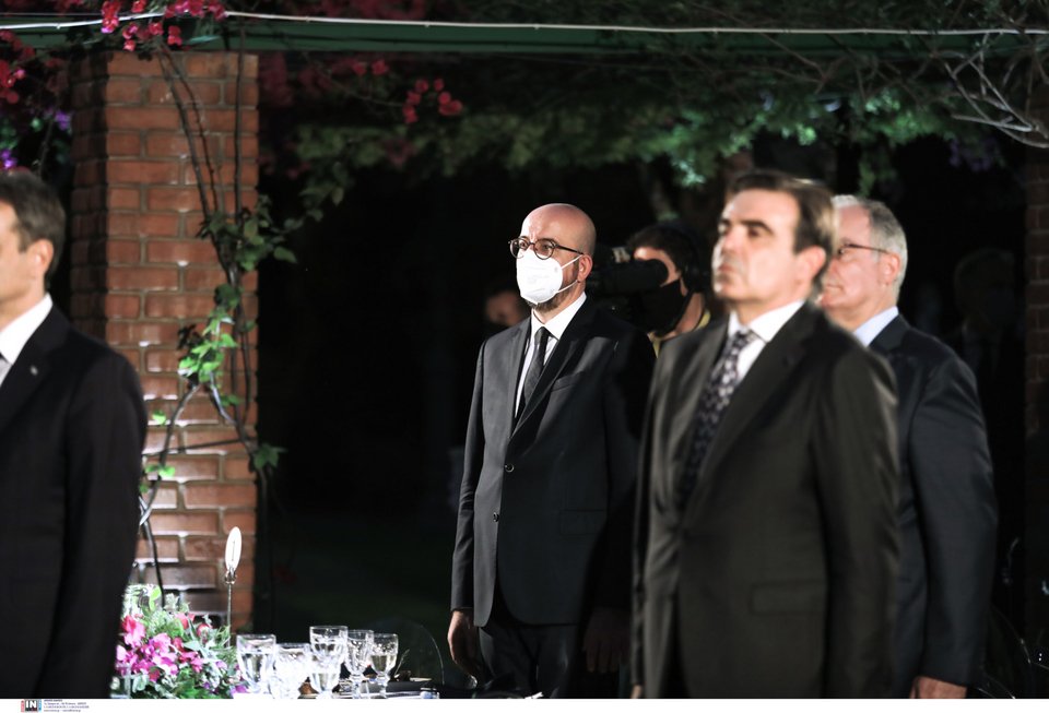 Σαρλ Μισέλ, Μαργαρίτης Σχοινάς, Κώστας Τασούλας