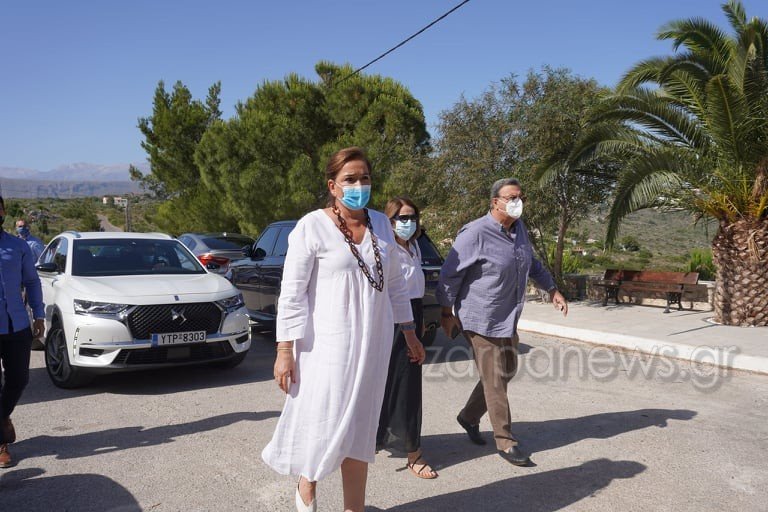 Η Ντόρα Μπακογιάννη με τον σύζυγό της Ισίδωρο Κούβελο