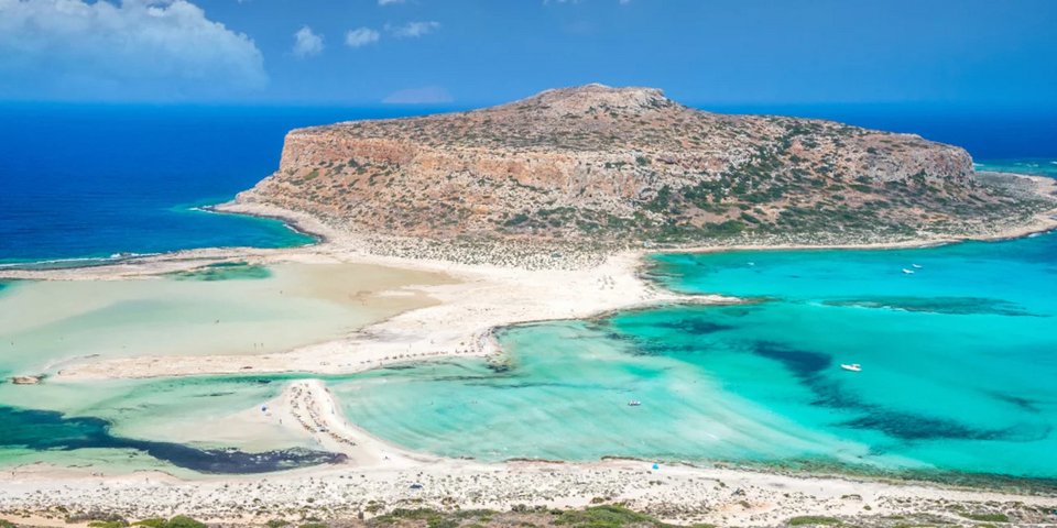 Η λιμνοθάλασσα του Μπάλου στην Κρήτη