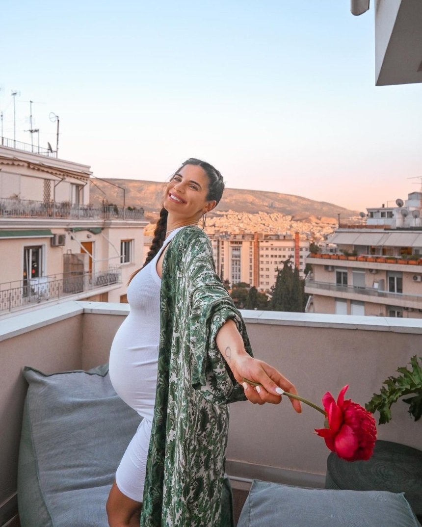 Η Χριστίνα Μπόμπα στο Baby Shower