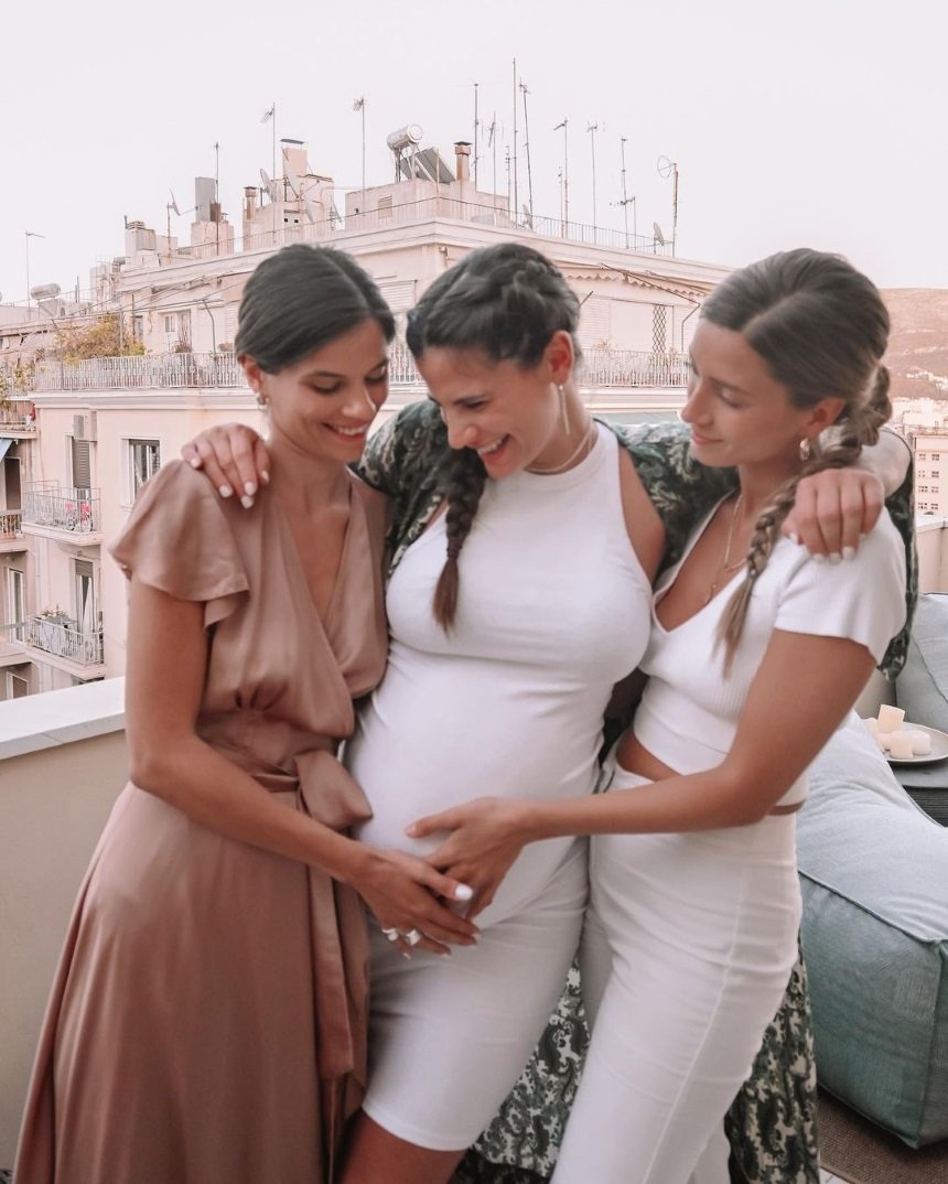 Η Χριστίνα Μπόμπα στο Baby Shower