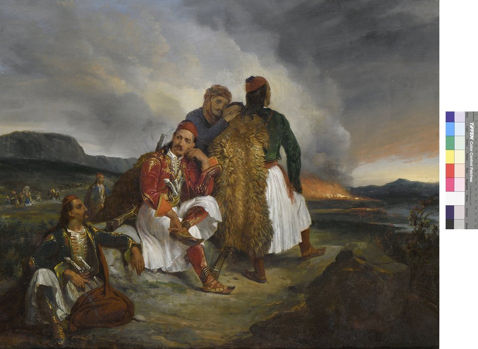 Henri Decaisne «Αποτυχία επιχειρήσεως», 1826. Μουσείο Μπενάκη