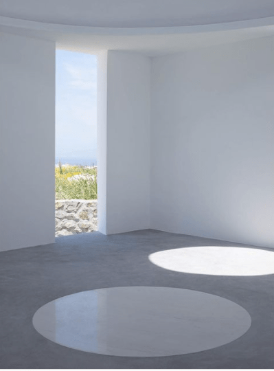 Ο μαρμάρινος κύκλος όπου πέφτει το φως του ηλιοβασιλέματος κάθε 6 Αυγούστου / Ståle Eriksen Instagram 