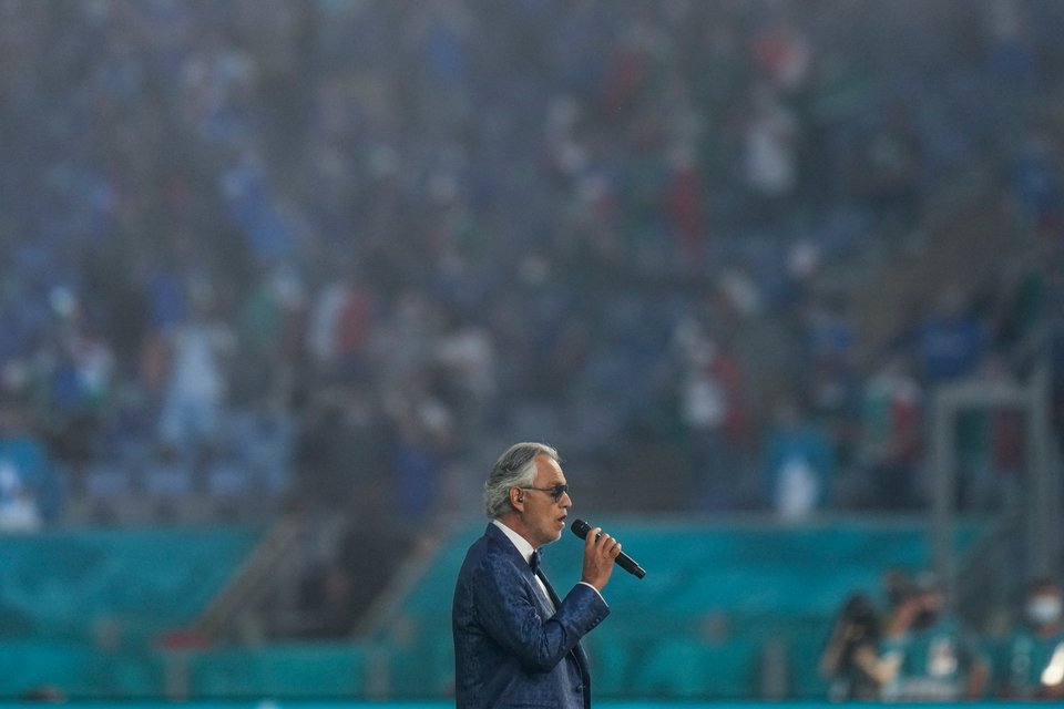 O Αντρέα Μποτσέλι/ Φωτογραφία: AP IMAGES