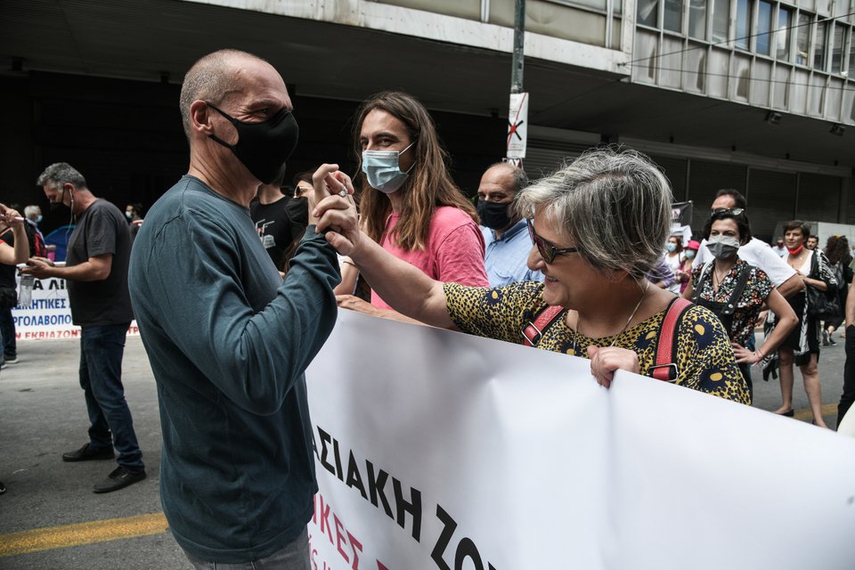 Ο γραμματέας του ΜέΡΑ25, Γιάνης Βαρουφάκης