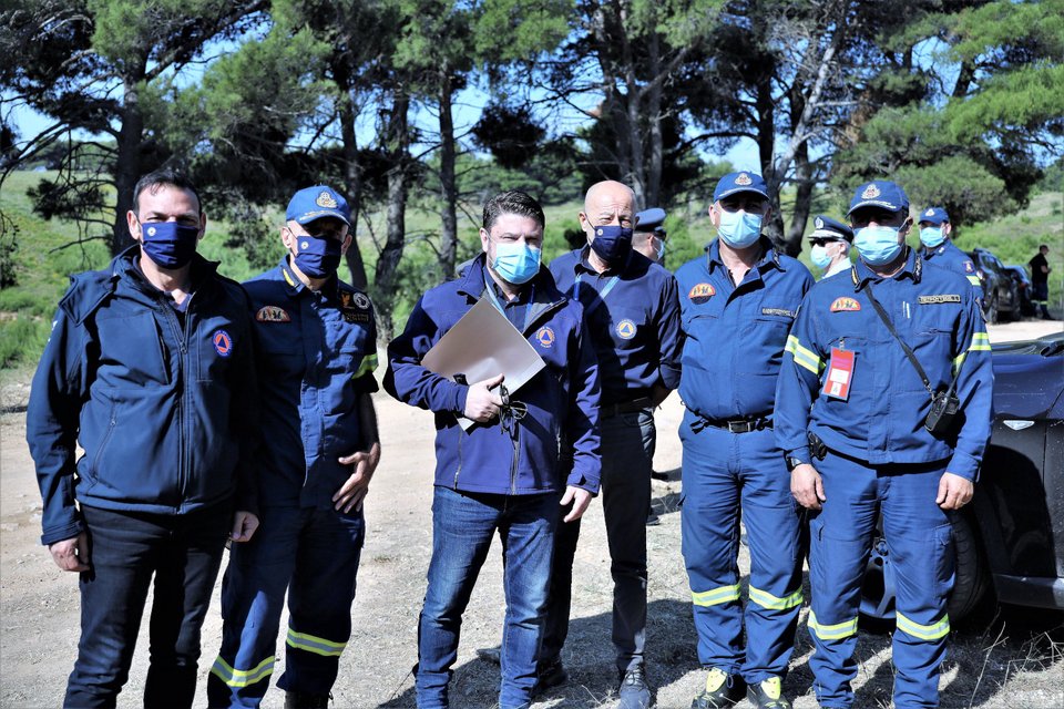 Χαρδαλιάς άσκηση Πυροσβεστικής πυροσβέστες