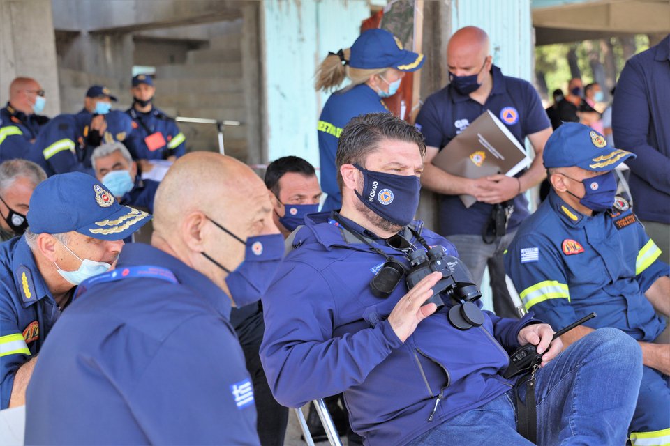 Χαρδαλιάς άσκηση Πυροσβεστικής πυροσβέστες