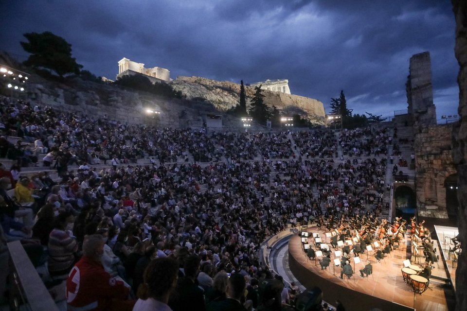 Μαγικές στιγμές στο Ηρώδειο / Φωτογραφία: EUROKINISSI / ΓΙΑΝΝΗΣ ΠΑΝΑΓΟΠΟΥΛΟΣ