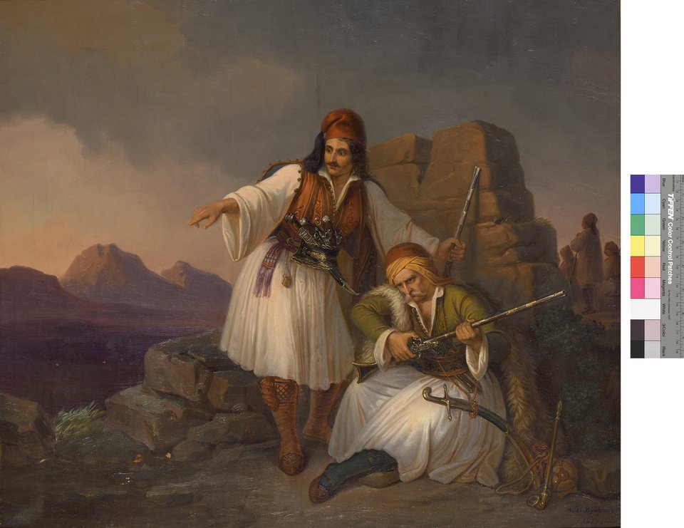 To καραούλι, του Θεόδωρου Βρυζάκη, 1851, Μουσείο Μπενάκη