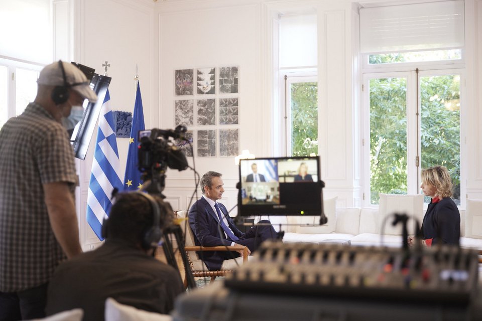 Ο Κυριάκος Μητσοτάκης στην συνέντευξη του στο France 24