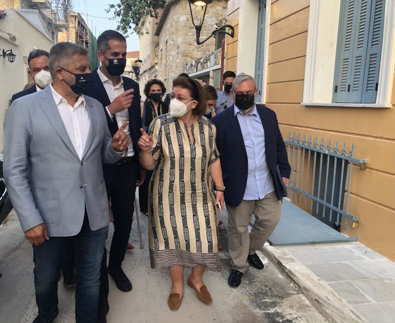 Γ. Πατούλης, Κ. Μπακογιάννης, Λ. Μενδώνη, Γ. Αδαμάκης